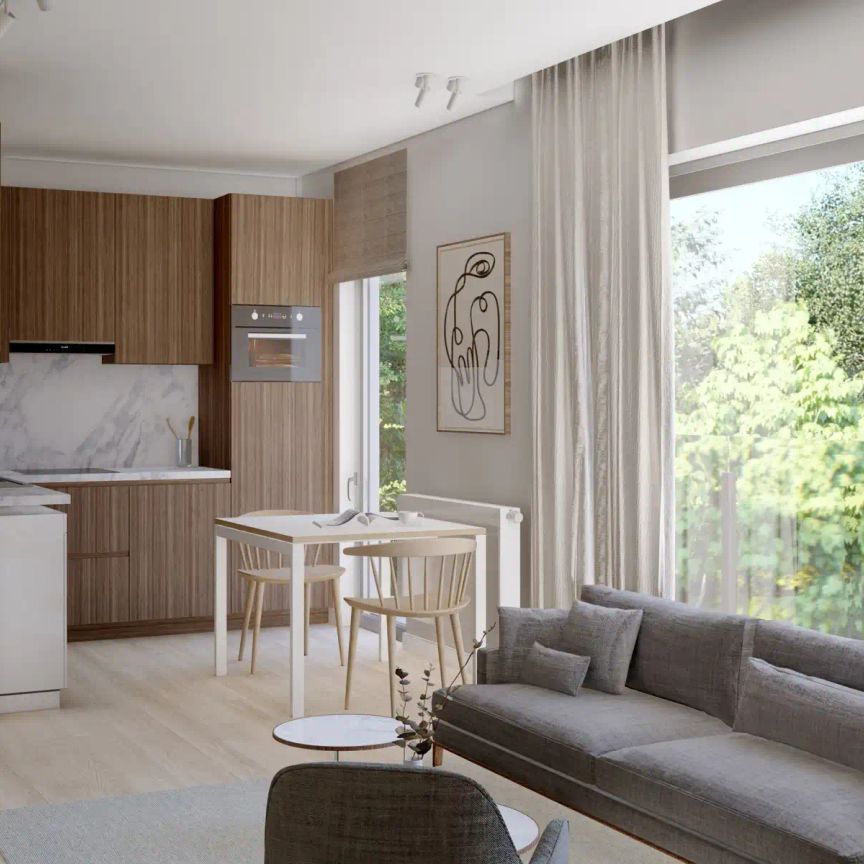 Pas gerenoveerde studio met aparte slaaphoek en ruim terras - Photo 1