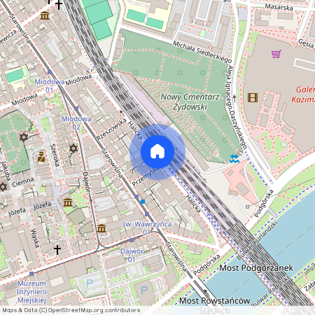 ul. Halicka, Kazimierz, Stare Miasto, Kraków, małopolskie