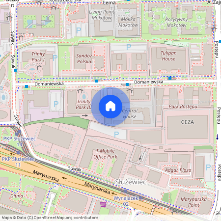 ul. Domaniewska, Służewiec, Mokotów, Warszawa, mazowieckie