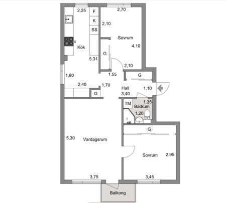Södertälje - 3rok - 6mån - 12.650kr/mån - Photo 2
