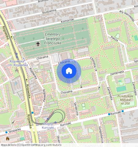 Łódź Górna, Chóralna