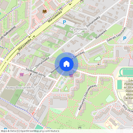 ul. Elizy Orzeszkowej, Osiedle Słoneczne Wzgórze, Kielce, świętokrzyskie