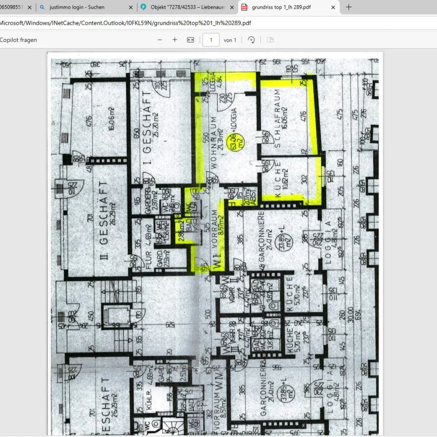Gut aufgeteilte 2-Zimmer-Wohnung in Liebenau zu vermieten! - Photo 2