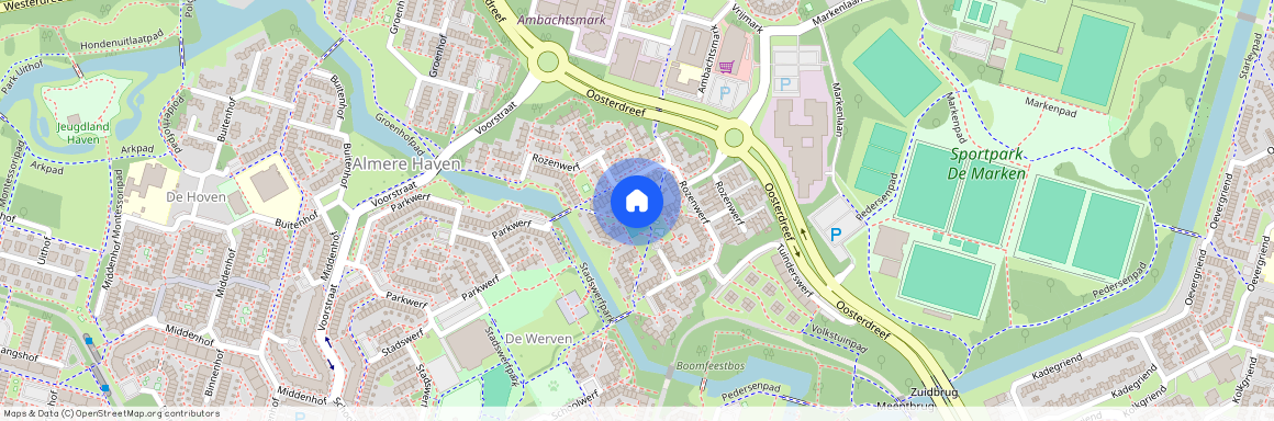 Rozenwerf en Tuinderswerf, 1355 AW, Tuinderswerf, Almere