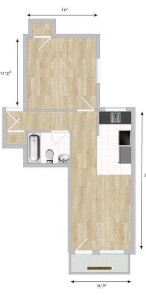 1 CH - 1 SDB - Montréal - $1,340 /mo - Photo 2