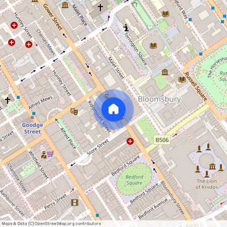 Gower Street, London, Greater London, WC1E, Bloomsbury