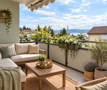 Lichtdurchflutete 4.5-Zi-Wohnung mit Seesicht in Richterswil befristet - Photo 3