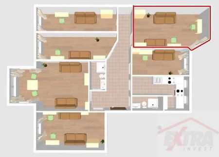 Komfortowy pokój do wynajęcia w Centrum, nr 2 (438191) - Photo 2