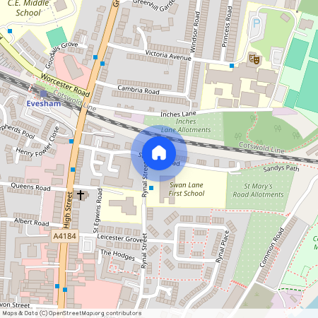 St. Marys Road, Evesham, Worcestershire, WR11