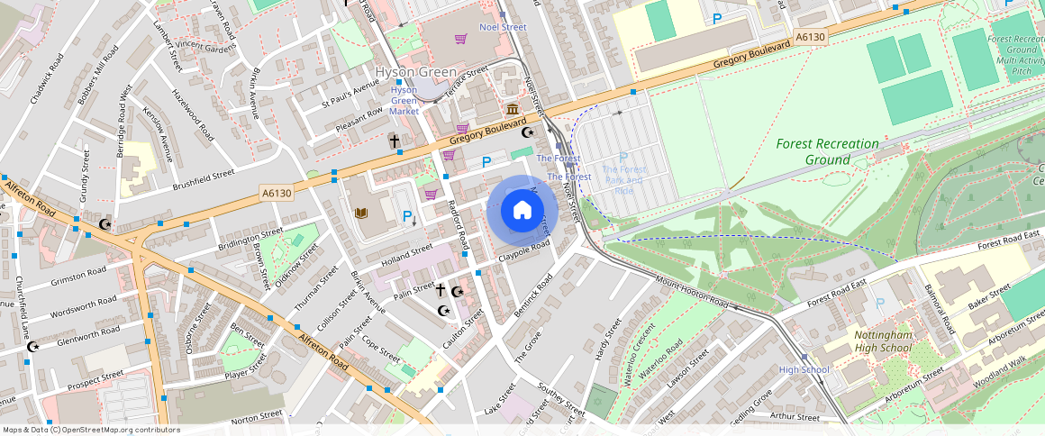 Belper Road, Nottingham, NG7