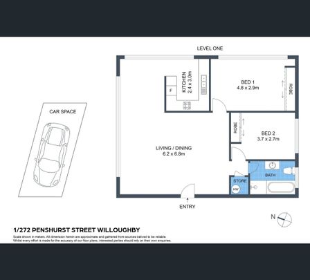 1/272 Penshurst Street, Willoughby, NSW 2068 - Photo 1
