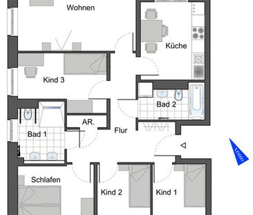 Neubauwohnung in Darmstadt-Ludwigshöh. Erstbezug! - Photo 1