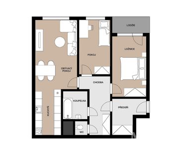 Pronájem bytu 3+kk 67 m² - Photo 4