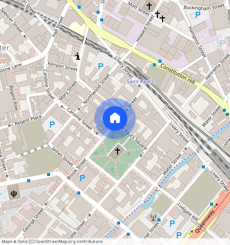 The Colmore, Cox Street, off St Pauls Square, Birmingham, B3