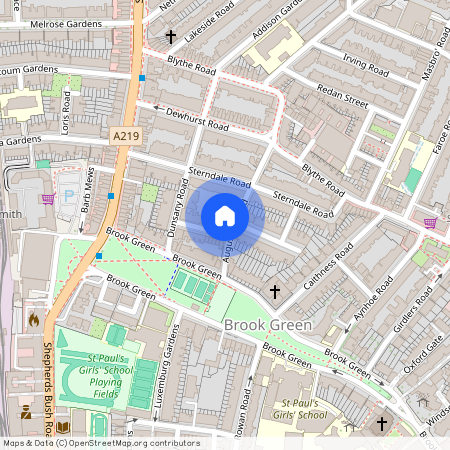 Stafford Mansions, Haarlem Road, W14