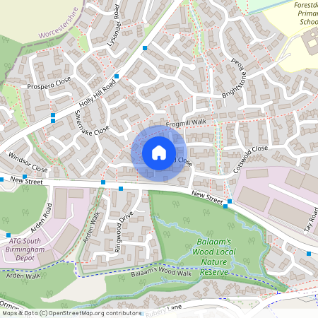 Hereford Close, Frankley, Rubery, Birmingham, B45