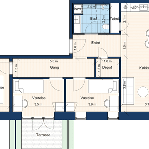 Frederiksbro Torv 10, st. th. - Photo 2