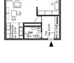 Renovierte 2-Zimmer-Wohnung mit 56,43m² sofort verfügbar - Foto 6