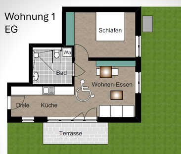 NEUBAU: Erstbezug - Whg. in Rheinstetten Mörsch - 2 Zimmer - Photo 1