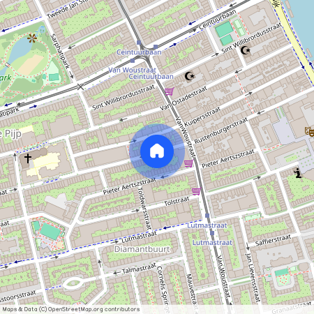 Rustenburgerstraat 127-3, Van der Helstpleinbuurt, 1073EW, Amsterdam