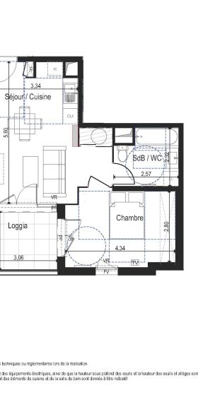 Location Appartement 2 pièces 39m² AGDE 34300 - Photo 1