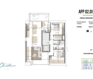 Ruim nieuwbouwappartement met 3 slaapkamers in Staden - Photo 1