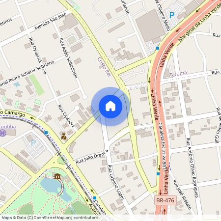 Rua Governador Agamenon Magalhães, 240, Cristo Rei - Curitiba - PR