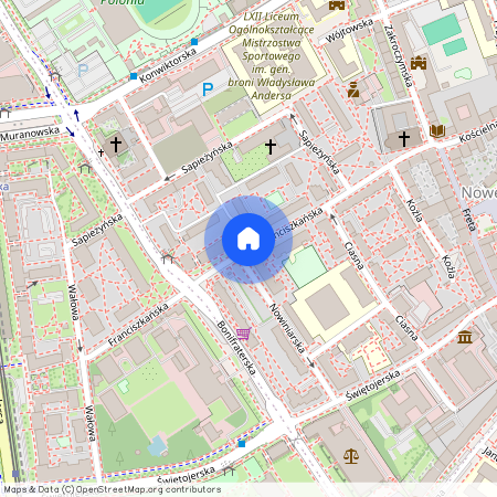 ul. Franciszkańska, Nowe Miasto, Śródmieście, Warszawa, mazowieckie