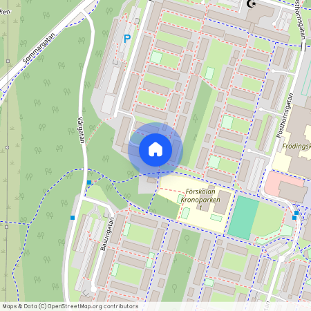 Kronoparken, Karlstad, Värmland, Jakthornsgatan 14