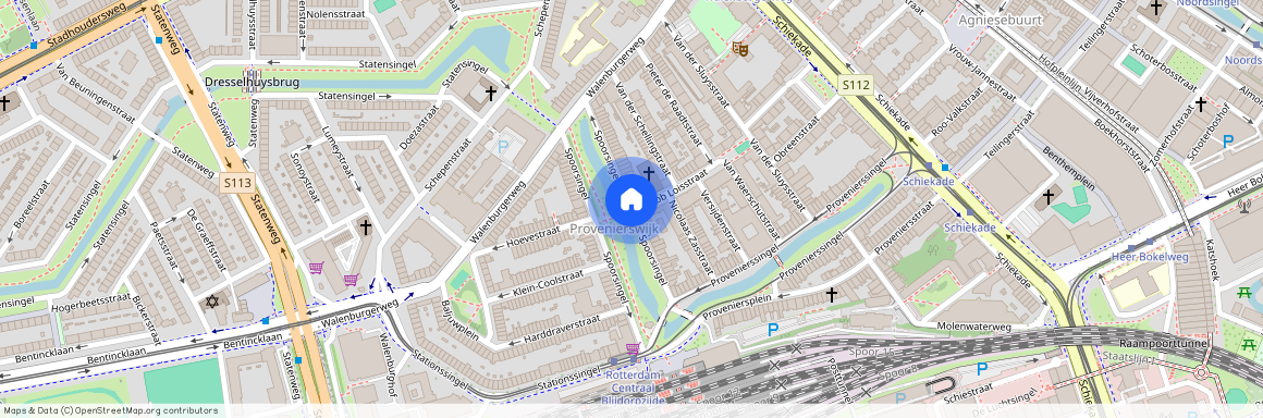 Provenierswijk, 3033 GH, Spoorsingel, Rotterdam