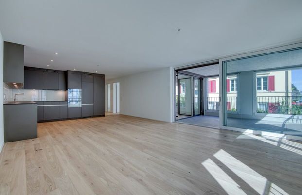 Erstbezug im Zentrum von Wädenswil - stilvolle 3½-Zimmer-Wohnung mit Loggia - Photo 1