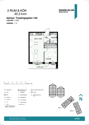 Torpängsgatan 14A, 74130, Knivsta - Photo 1