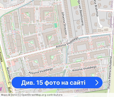 2 pokoje / 60 m2 / balkon / ul. Vivaldiego / Jagodno / garaż podziemny - Фото 1