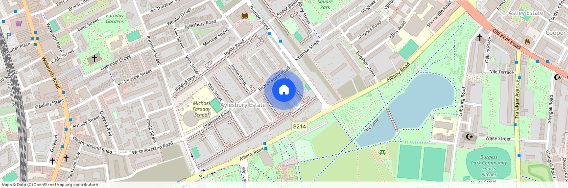 Beaconsfield Road, Elephant and Castle, London, SE17