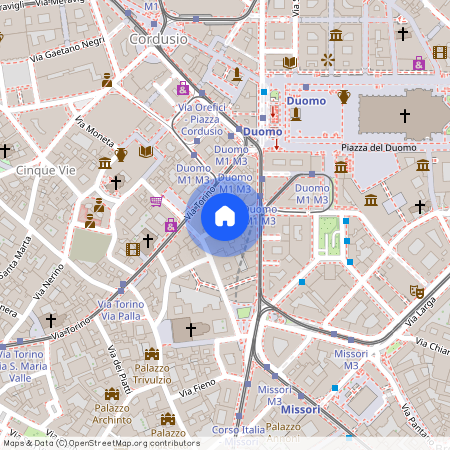 Via Falcone, Milan, Lombardy 20123