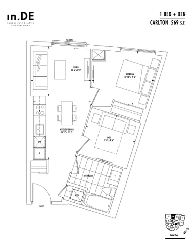 For Lease - 219 Dundas Street Unit# 808, Toronto, Ontario - Photo 3