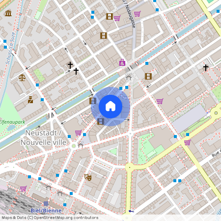 2502, Biel/Bienne, Rue De La Gare / Bahnhofstrasse, 38