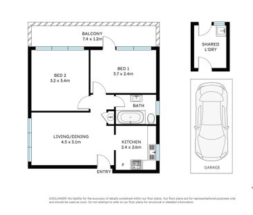 CONVENIENTLY LOCATED TWO-BEDROOM UNIT WITH SUNNY ASPECT - Photo 5