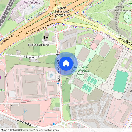 al. Aleja Bohaterów Września 18, Szczęśliwice, Ochota, Warszawa, mazowieckie