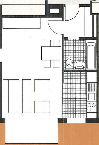 1 Zimmer, 33 m², EG - Foto 4