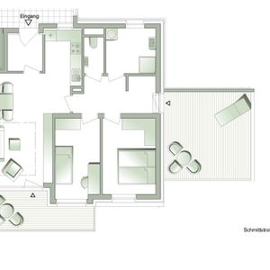 3-Zimmer-Wohnung mit Balkon und großer Dachterrasse - Photo 2