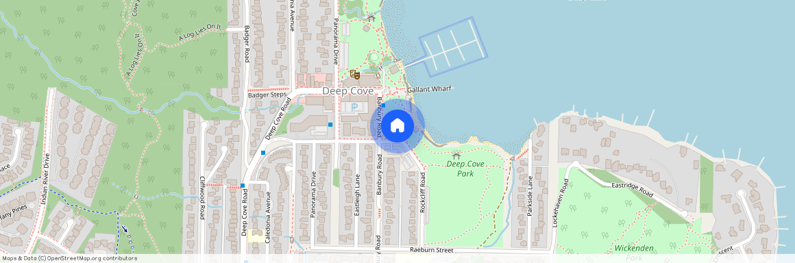 google map, Deep Cove, Deep Cove, Metro Vancouver, V7G 2T1