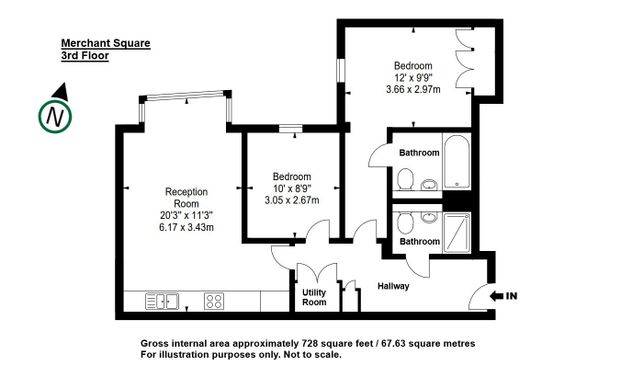 Merchant Square, Paddington, W2 1AN, London - Photo 1