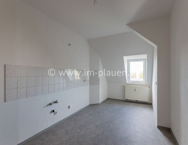 Dachgeschoß - 4 Zimmer Familienwohnung in Plauen zur Miete - Badewanne - EBK - Am Unteren Bahnhof - Foto 1