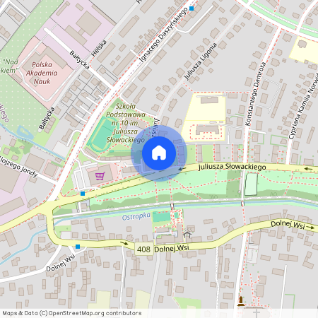 ul. Juliusza Ligonia, Wójtowa Wieś, Gliwice, śląskie