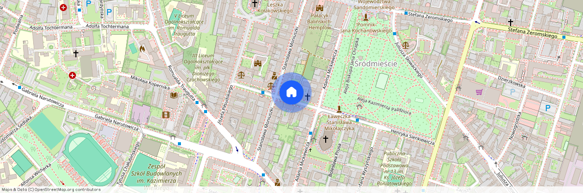 ul. Henryka Sienkiewicza, Śródmieście, Radom, mazowieckie