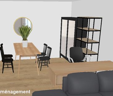 Location Appartement 2 pièces 55m² - Photo 4