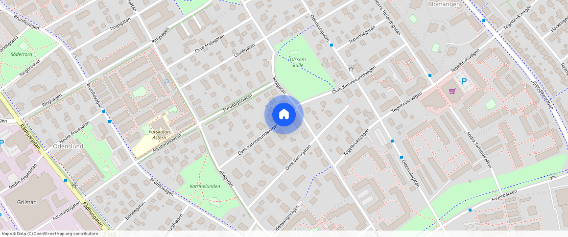 Övre Katrinelundsvägen, Östersund