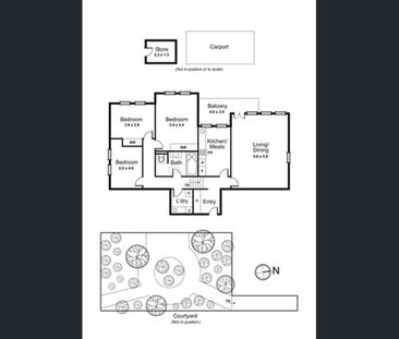 An inviting split-level apartment boasting three bedrooms and one b... - Photo 1