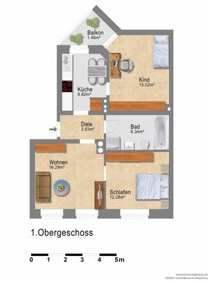 Urbanes Wohnvergnügen: Geschmackvoll renovierte 3-Zimmer-Wohnung mit Balkon! - Photo 1